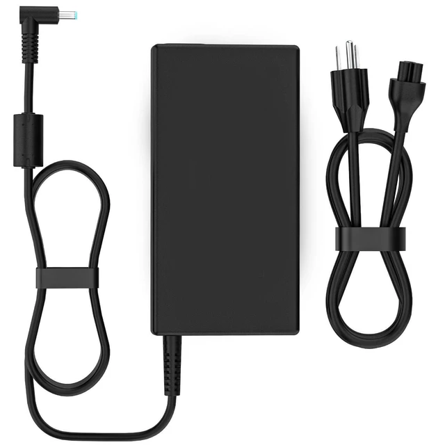 Alt view image 6 of 10 - 120W 19.5V 6.15A Laptop Charger 710415-001 Fit for HP USB-C Dock G5,USB-C/A Universal Dock G2 5TW13AA,Docking Statio Charger,Envy 15 17 Series 732811-002 Adapter Power Supply 4.5 * 3.0mm Blue Tip