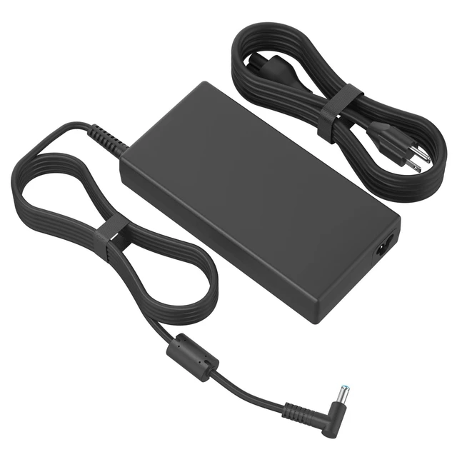 Alt view image 7 of 10 - 120W 19.5V 6.15A Laptop Charger 710415-001 Fit for HP USB-C Dock G5,USB-C/A Universal Dock G2 5TW13AA,Docking Statio Charger,Envy 15 17 Series 732811-002 Adapter Power Supply 4.5 * 3.0mm Blue Tip
