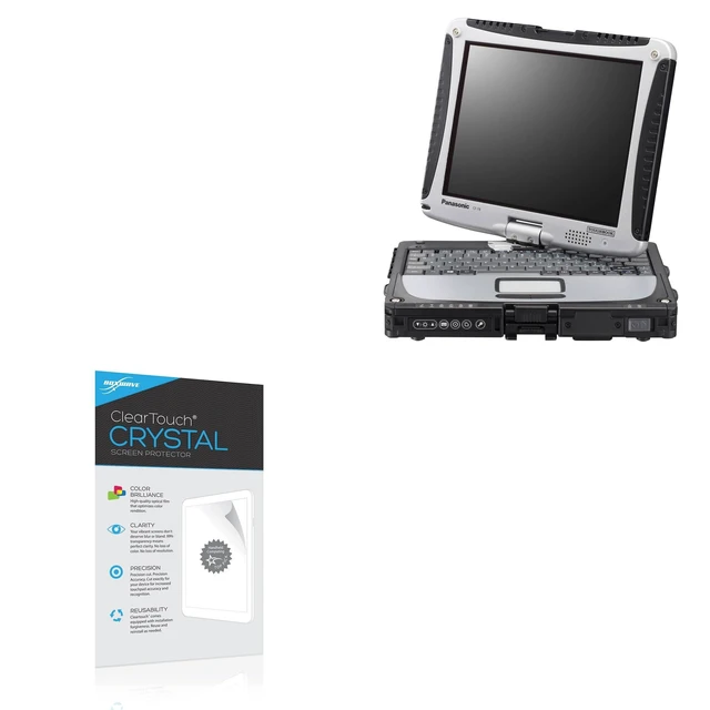 Alt view image 6 of 10 - BoxWave Screen Protector Compatible with Panasonic Toughbook CF-19 - ClearTouch Crystal, HD Crystal Film Skin to Shield Against Scratches