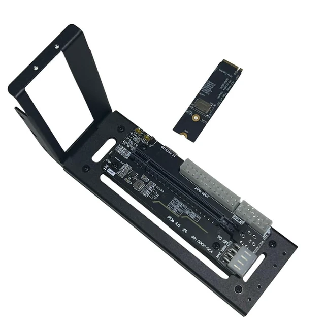 Alt view image 5 of 8 - JMT M.2 M-Key to PCIE 4.0X4 External Graphics Card Stand Bracket Compatible with Oculink/M.2 NVMe Laptop eGPU?GDP Handhelds (Dock-OC4)