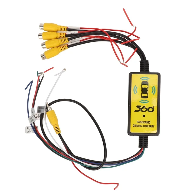 Alt view image 5 of 8 - Intelligent Car Backup Camera Splitter Switch, Features 4 Input & 1 Output, Includes Convenient Remote Control, Ideal Car Video Switcher Converter