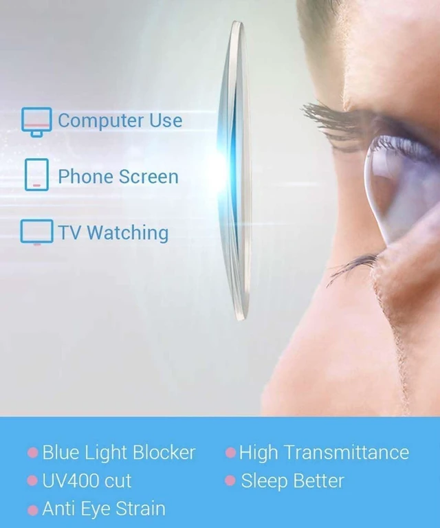 Alt view image 9 of 10 - Firmoo Blue Light Blocking Glasses Flower Decor Square Frames Computure Gaming/TV/Phones Glasses for Women