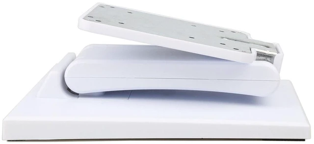 Alt view image 8 of 10 - WEARSON Single Adjustable LCD Monitor Stand Mount Folding VESA Monitor Desk Stand with VESA Hole 75x75mm 100x100mm (White)