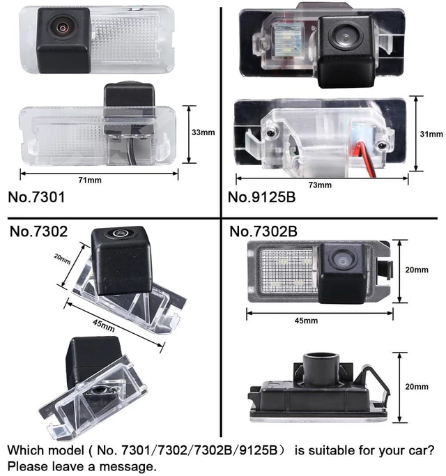 Alt view image 8 of 10 - HD Car Rear View Backup Camera Vehicle-Specific License Plate Light Reverse Camera, for Dodge Viper Coupe Jeep Compass M6 M7 MP MV Grand Cherokee IV WK WK2 Mopar Van Patriot MK74 Levante SUV