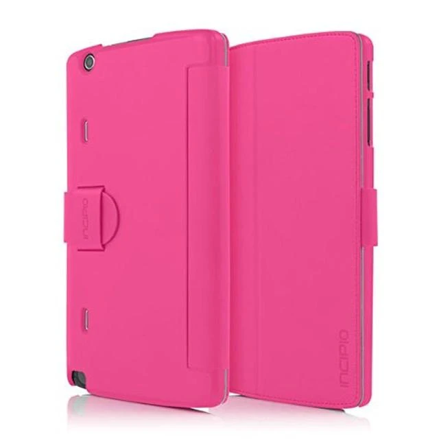 Alt view image 6 of 10 - LG G Pad X8.3 Incipio Leather Protective Lexington Case for LG G Pad X8.3-Pink (LGE-274-PNK)