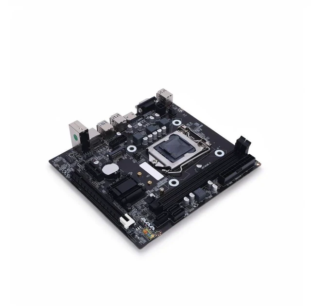 Alt view image 6 of 10 - LICAEVEY H81 Gaming Motherboard M ATX LGA 1150 for 4th Gen Core i3 i5 i7 & E3 V3 CPUs, DDR3 16GB, M.2 NVMe, SATA 6Gbps, PCIe x16