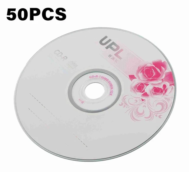 Alt view image 10 of 10 - CD R Blank Discs, 52X 730MB Recordable Disc Blank CDs for Storing Digital Images Music Data, Long Term Data Archiving Discs, 175 Songs Storage Capacity, 225 Photos Storage CDs (50PCS)