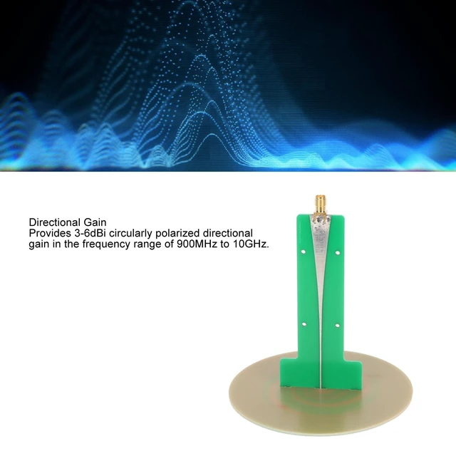 Alt view image 8 of 10 - Ultrawideband Circular Polarization Antenna, 0.88.5GHz Ultrawideband Antenna with Low VSWR, 36dBi Isometric Helical Spiral Antenna (Left Circularly Polarized)