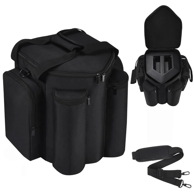 Alt view image 6 of 10 - Carrying Case Travel Bag Compatible with Bose S1 Pro+,Portable Bluetooth Speaker Cover Compatible with Bose S1 Pro with Shoulder Strap & Extra Pockets for Microphone,Charger,Cable,Accessories(Black)