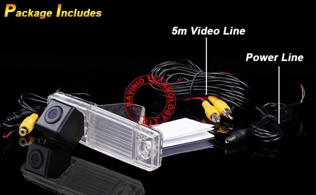 Alt view image 9 of 10 - Vehicle Backup Camera Waterproof Car Rear View Camera Replacement for Toyota Highlander 2006-2010/Toyota Kluger 2008-2012/Toyota RX300 1998-2003