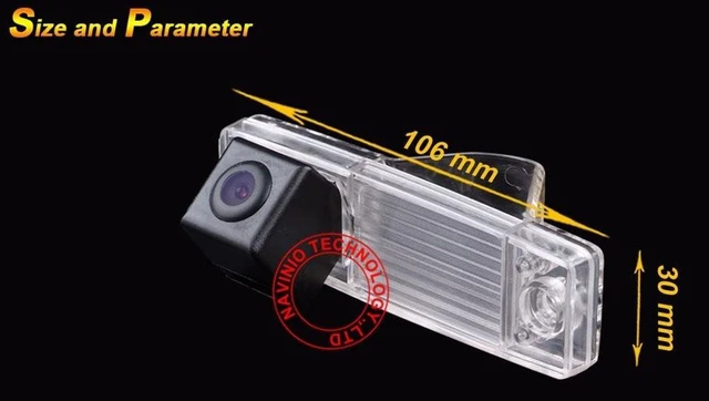 Alt view image 8 of 10 - Vehicle Backup Camera Waterproof Car Rear View Camera Replacement for Toyota Highlander 2006-2010/Toyota Kluger 2008-2012/Toyota RX300 1998-2003