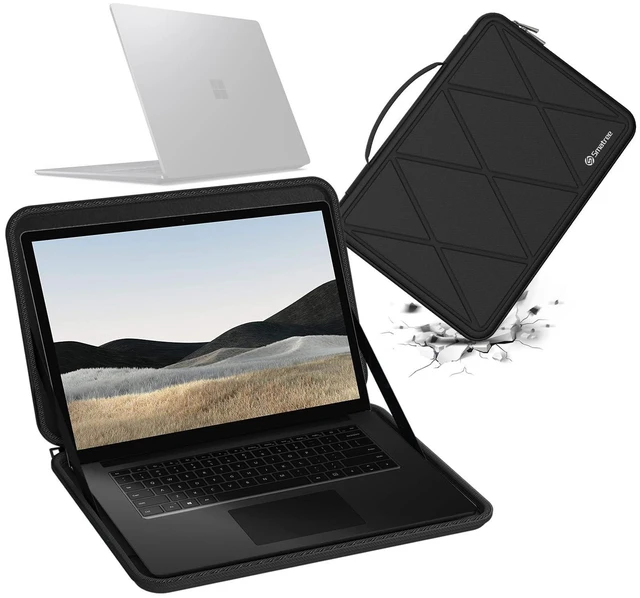 Alt view image 6 of 10 - Smatree Hard EVA Protective Sleeve Case Compatible for 14.4 inch Microsoft Surface Laptop Studio 2 Anti-Shock Bag (X8257)