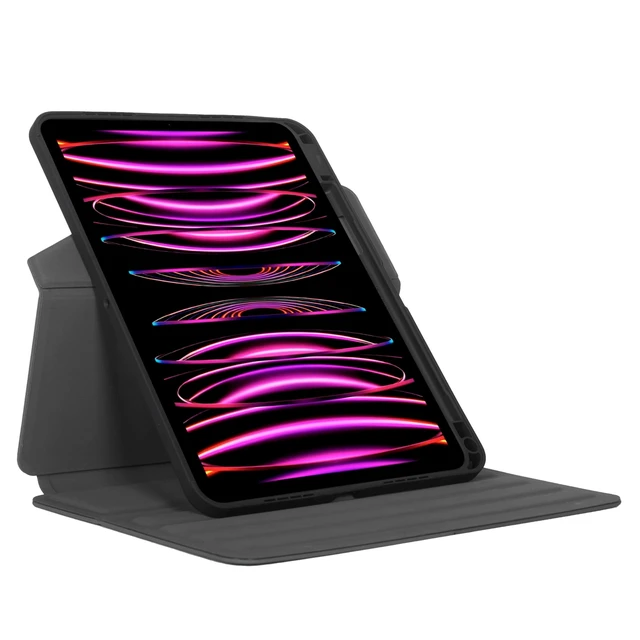 Alt view image 10 of 10 - Targus Click-in Rotation Case Compatible with iPad Pro 11 (M4) Military Grade Drop Protection 360 Degree Rotation THZ987GL