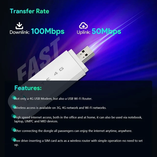 Alt view image 8 of 10 - XTRONS 4G LTE USB Dongle Wireless Wi-Fi Modem Stick Suitable for All XTRONS Android Car Stereo