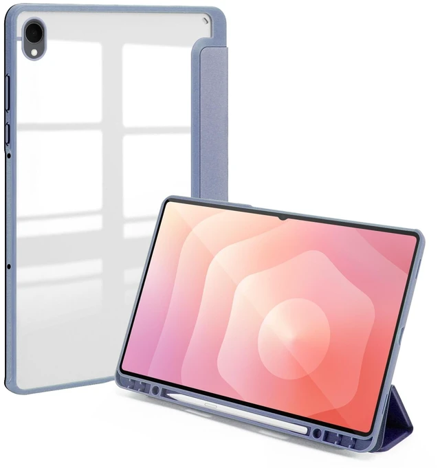 Alt view image 7 of 10 - SaharaCase - Venture Series Ultra Folio Case for Galaxy Tab S11 ^^ Transparent Back ^^ Slim & Durable ^^ Orchid Purple