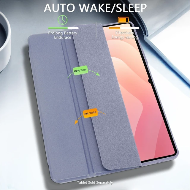 Alt view image 8 of 10 - SaharaCase - Venture Series Ultra Folio Case for Galaxy Tab S11 ^^ Transparent Back ^^ Slim & Durable ^^ Orchid Purple