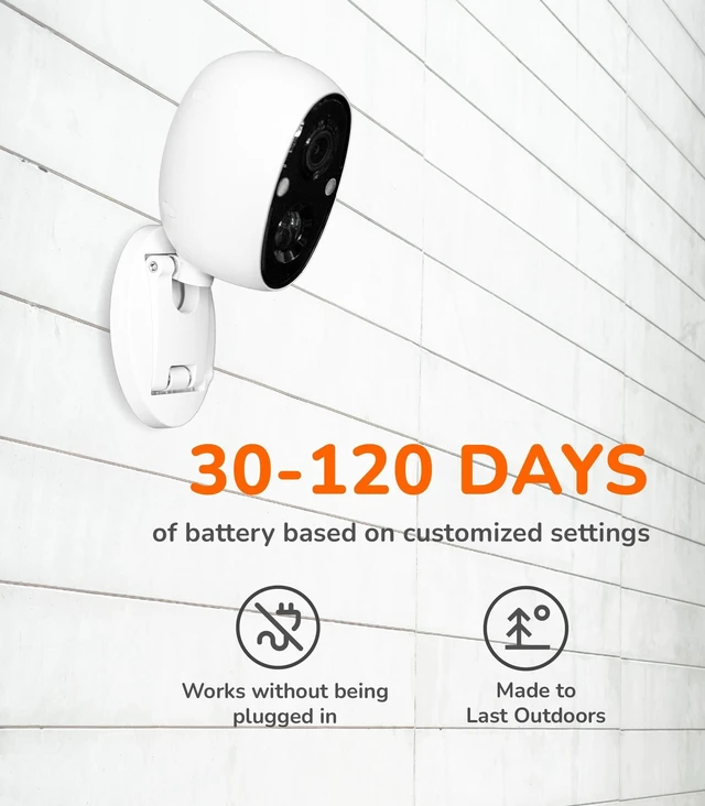 Alt view image 10 of 10 - SensForge 2.5K Indoor Outdoor Battery Camera, Dual-Band WiFi, Free AI Human & Pet Detection, 2-Day Cloud + 32GB SD Storage, Spotlight Color Night Vision, Magnetic Mount, Optional AI + Storage Upgrade