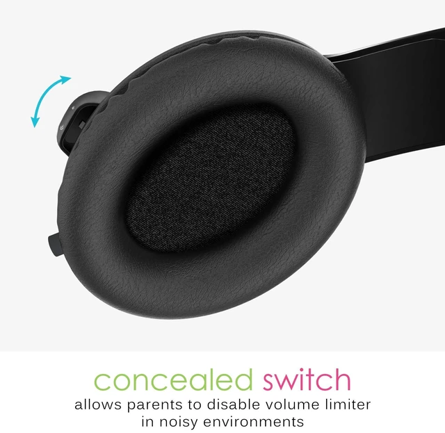 Alt view image 8 of 10 - MEE audio KidJamz 3 Child Safe Headphones for Kids with Volume-Limiting Technology (Black 3-Pack)