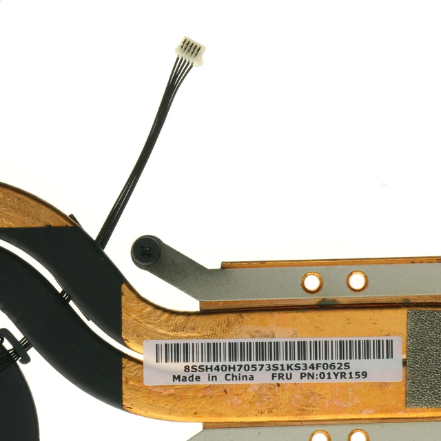 Alt view image 7 of 8 - Replacement CPU Cooling Fan with Heatsink for Lenovo ThinkPad X1 Carbon 6Th Gen EG50040S1-CA41-S9A 01YR159 01YR204