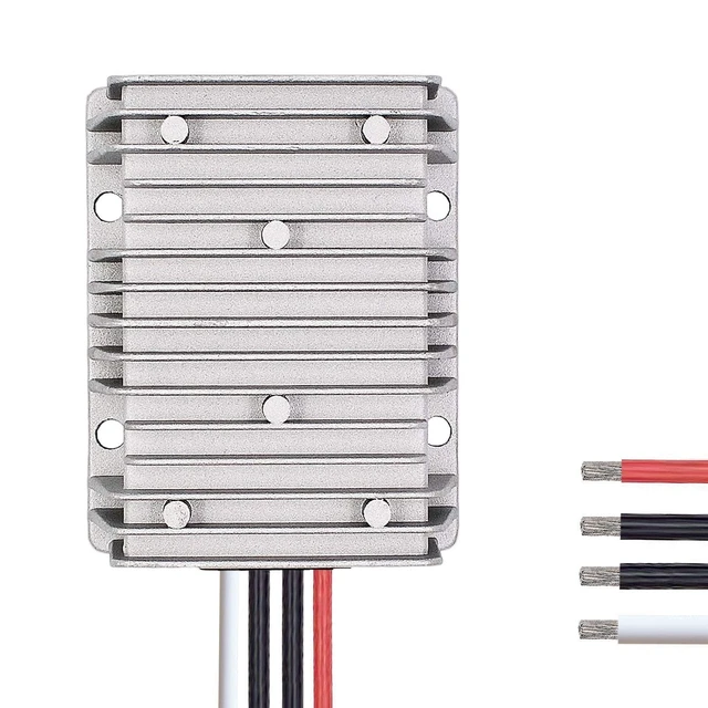 Alt view image 6 of 10 - Valefod DC to DC High Efficiency Voltage Converter 36V / 48V to 12V 30A 360W Buck Converter DIY Power Supply Step-Down Transformer