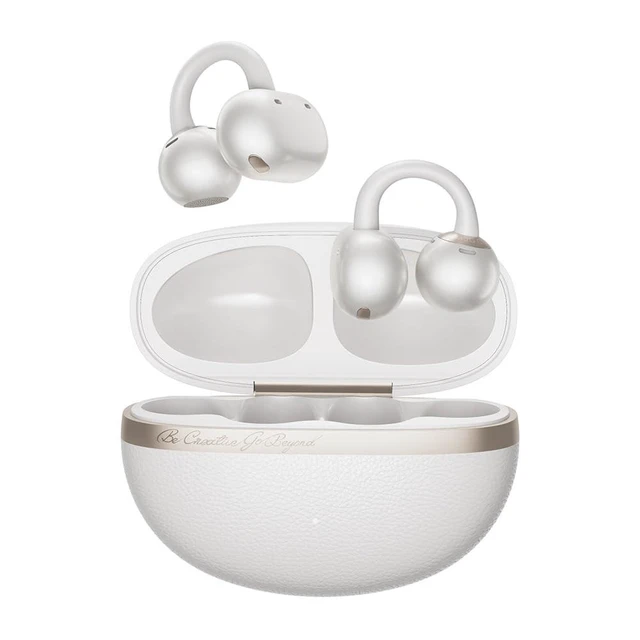 Alt view image 6 of 10 - QCY Crossky C50 Clip On Earbuds Open Ear Wireless Bluetooth 6.0 Headphones with 4 Mic, 35H Playtime Ear Cuff Earbuds Comfortable for Running/Fintness, IPX5 Waterproof, Ultra Lightweight