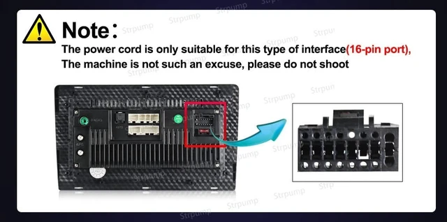 Alt view image 9 of 10 - Strpump 16PINs Compatible for Mazda 3 5 6 CX-7 Car Radio Stereo Power Harness Cable Wire Loom with Can Bus Decoder Radio Antenna Adapter