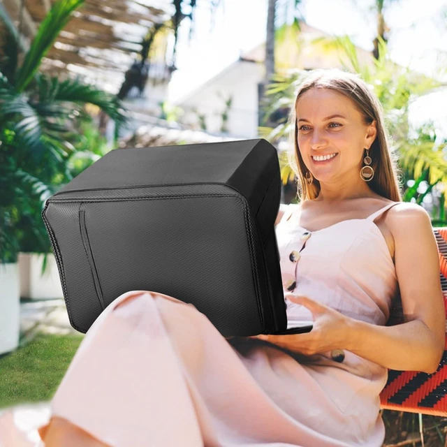Alt view image 8 of 10 - YUMTIM Laptop Sun Shade Laptops Sun Glare Shield Laptop Sunshade Bag for Working Outside Privacy Screen Hood Foldable Shield Cover 12-14'' (Patent Pending)