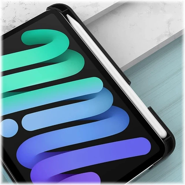 Alt view image 10 of 10 - Sahara - Multi-Angle Case for iPad mini (A17 Pro) and iPad mini (6th Generation 2021), Aqua, (TB00046)