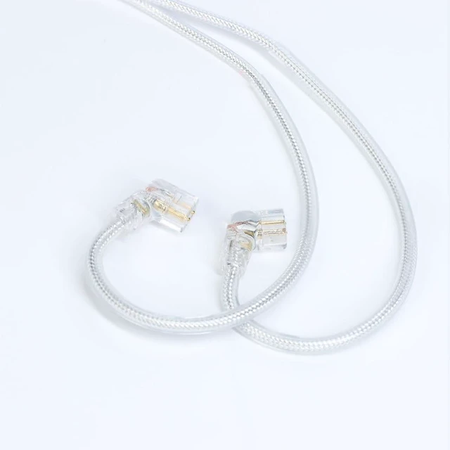 Alt view image 9 of 10 - ARTTI Spark Earphone Upgrade Cable 2 Cores 244 Strands Silver-Plated Copper 7N OCC HiFi IEM Cable 2.5/3.5/4.4mm 3in1 Plug 2pin/MMCX/QDC Cable (Silver, QDC Straight Plug)