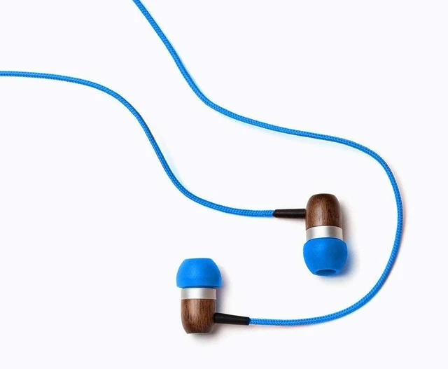 Alt view image 7 of 10 - Symphonized Premium Wooden Earphones Wired (3.5mm Jack) Deep Bass Sound, 3D Sound, Microphone Volume Control, 90% Noise Cancelling for Type C Devices. Earphones for Android