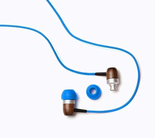 Alt view image 8 of 10 - Symphonized Premium Wooden Earphones Wired (3.5mm Jack) Deep Bass Sound, 3D Sound, Microphone Volume Control, 90% Noise Cancelling for Type C Devices. Earphones for Android