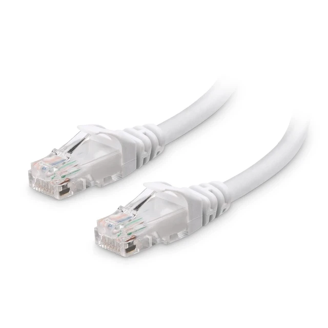 Alt view image 6 of 10 - Cable Matters 10Gbps Snagless Long Cat 6 Ethernet Cable - 125ft, Cat 6 Cable, Cat6 Cord, Ethernet Cord, White