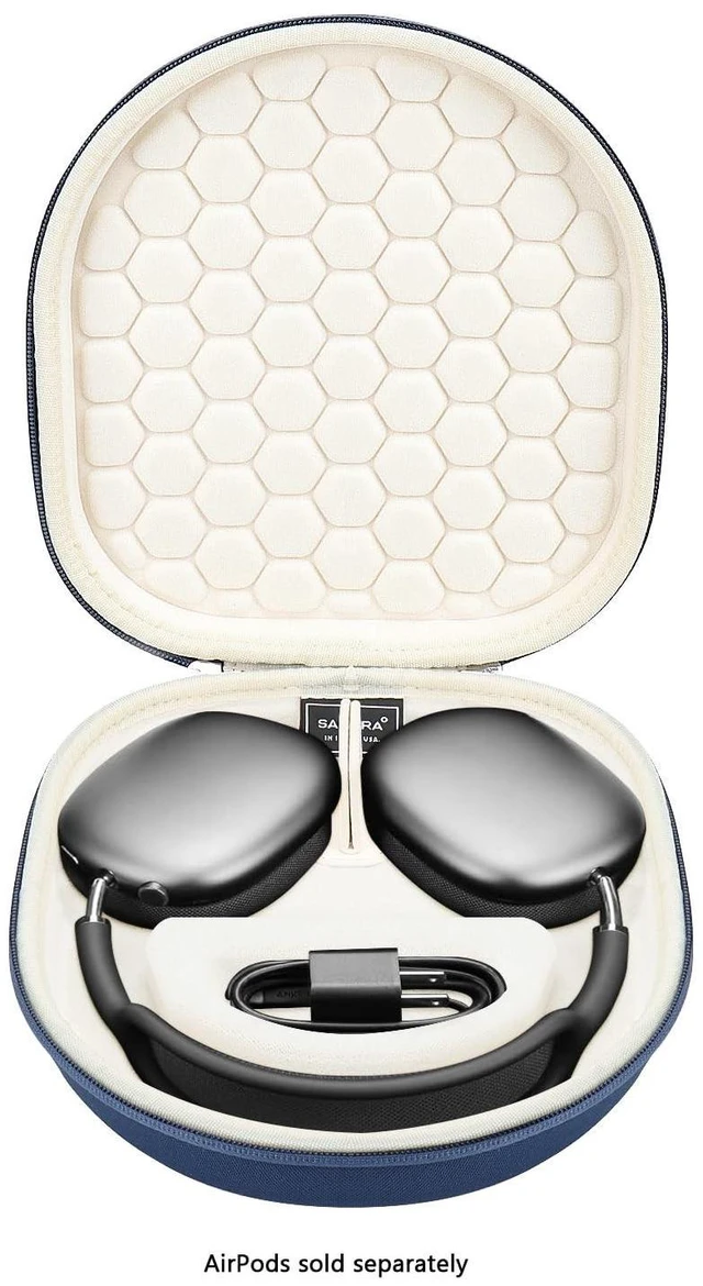 Alt view image 7 of 10 - SaharaCase - Carry Case for Airpods Max, Midnight Blue, (HP00194)