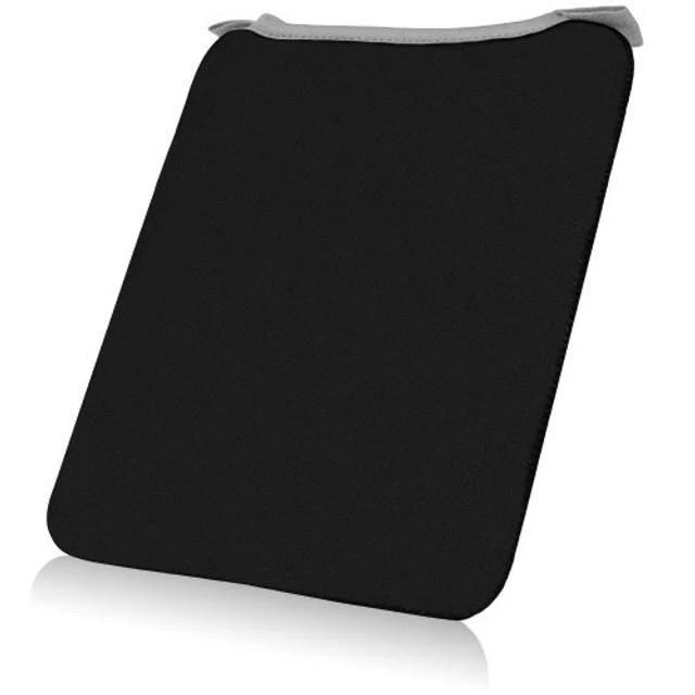 Alt view image 4 of 4 - BoxWave Case Compatible with Kindle Fire HDX 8.9 (3rd Gen 2013) - SlipSuit, Soft Slim Neoprene Pouch Protective Case Cover - Jet Black