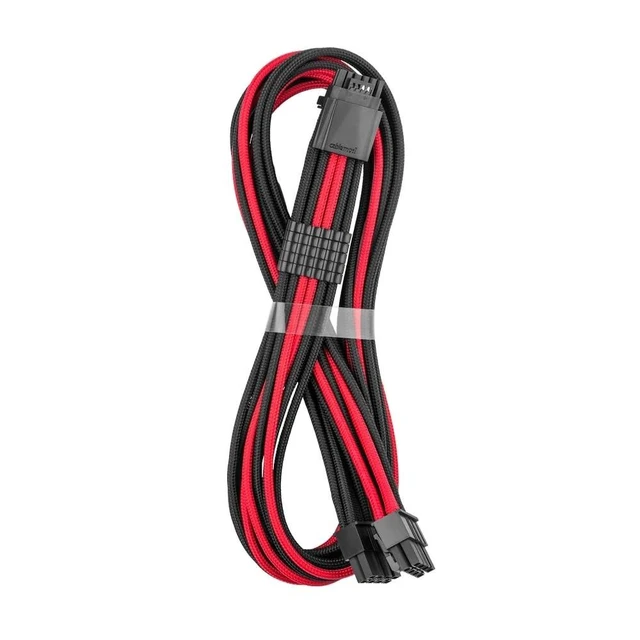 Alt view image 5 of 8 - CableMod E-Series Pro ModFlex Sleeved 12V-2x6 12VHPWR StealthSense PCIe Cable for EVGA G/G+ / P/P+ / T (Black + Red, 16-pin to Dual 8-pin, 60cm)