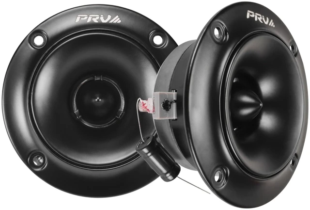 Alt view image 6 of 10 - PRV AUDIO TW500Ti-4 Shallow Car Audio Bullet Tweeters - 240 Watts, 3.75 Inch Titanium Tweeters for Car Audio - Easy to Mount (Pair)