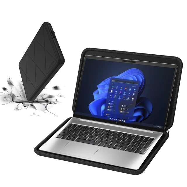 Alt view image 6 of 10 - Smatree Hard EVA Protective Sleeve Case Compatible for 15.6 inch HP EliteBook 650/655, ProBook 450/455, ZBook Power G9/G10/G10A Laptop (A1600)
