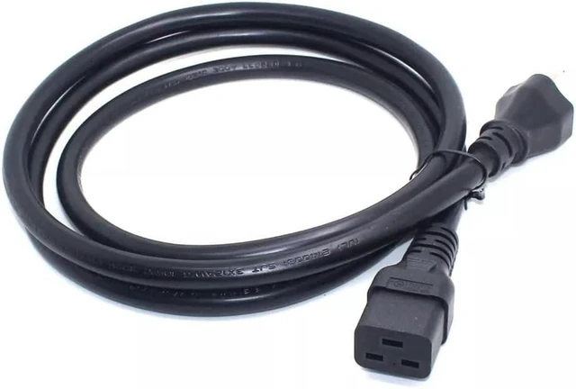 Alt view image 8 of 10 - Toptekits NEMA 6-20P to IEC C19 Heavy Duty Long Powr Cord Plug,12AWG, 10ft/3m, US 3-Prong 6 20P Plug to C19 Power Cord PC for PDU UPS, UL Certification (6-20P to C19,10ft)