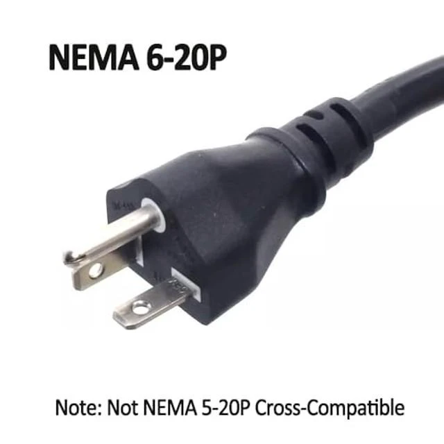 Alt view image 9 of 10 - Toptekits NEMA 6-20P to IEC C19 Heavy Duty Long Powr Cord Plug,12AWG, 10ft/3m, US 3-Prong 6 20P Plug to C19 Power Cord PC for PDU UPS, UL Certification (6-20P to C19,10ft)