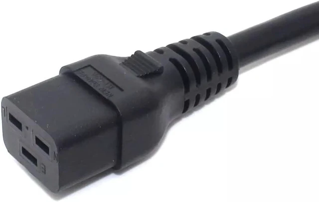 Alt view image 10 of 10 - Toptekits NEMA 6-20P to IEC C19 Heavy Duty Long Powr Cord Plug,12AWG, 10ft/3m, US 3-Prong 6 20P Plug to C19 Power Cord PC for PDU UPS, UL Certification (6-20P to C19,10ft)