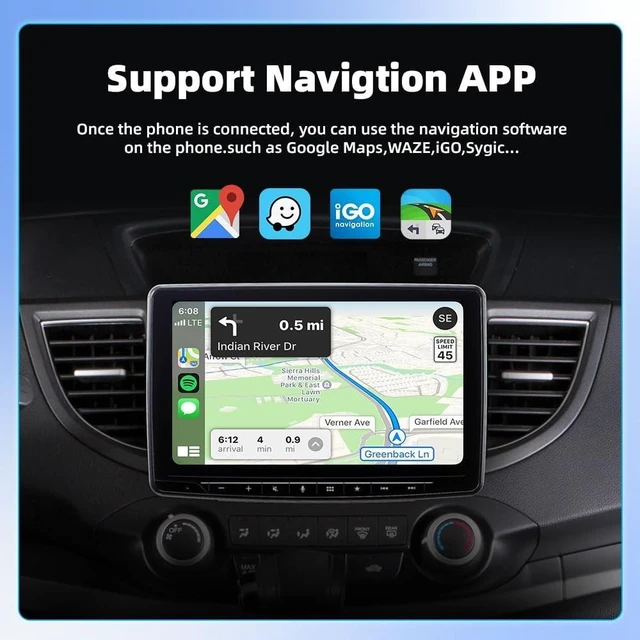Alt view image 8 of 10 - Wireless CarPlay Adapter for iPhone, Convert Wired to Wireless Apple CarPlay Adapter, Plug & Play, No Delay & Stable Control, Mini Size, USB & USB-C/Type-C for Cars 2016+ iOS10+, CarPlay