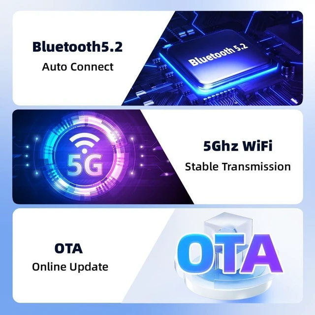 Alt view image 9 of 10 - Wireless CarPlay Adapter for iPhone, Convert Wired to Wireless Apple CarPlay Adapter, Plug & Play, No Delay & Stable Control, Mini Size, USB & USB-C/Type-C for Cars 2016+ iOS10+, CarPlay