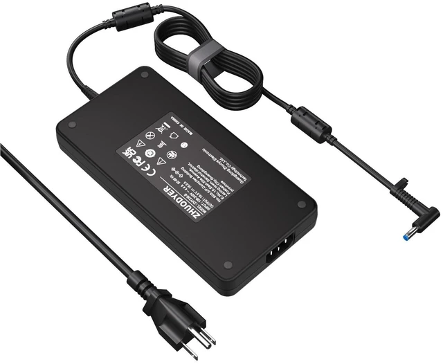 Alt view image 6 of 10 - 330W for HP Laptop Charger 19.5V 16.9A Compatible with OMEN 17 17-ck1000 17-ck2000 M34603-001 ADP-330BB TPN-DA60 M34531-003 TPN-Q266 AC Power Supply Adapter Replacement 4.5 * 3.0mm