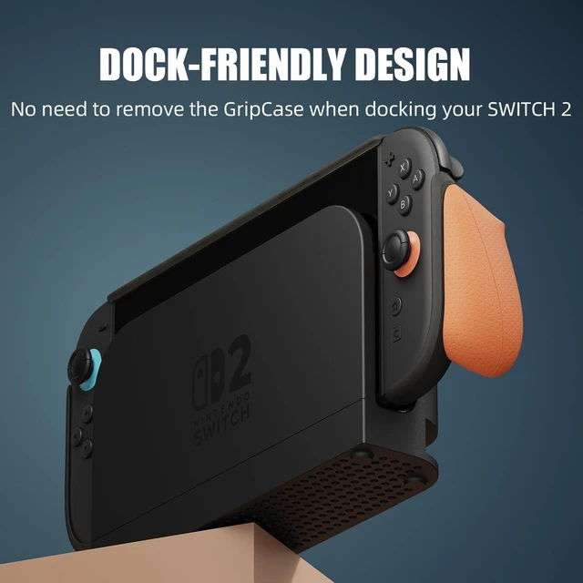 Alt view image 10 of 10 - Savage Raven by Skull & Co. GripCase: Soft Protective Case with Replaceable Grips for Nintendo Switch 2- Light Purple/Light Green