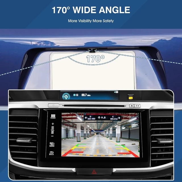 Alt view image 10 of 10 - ACAUTO Rear Park Assist Backup Camera 39530-T2A-A21 Compatible with Honda Accord 2014-2017, Reversing Assist Rear View Camera 590-440, 39530T2AA21, 39530T2AA3