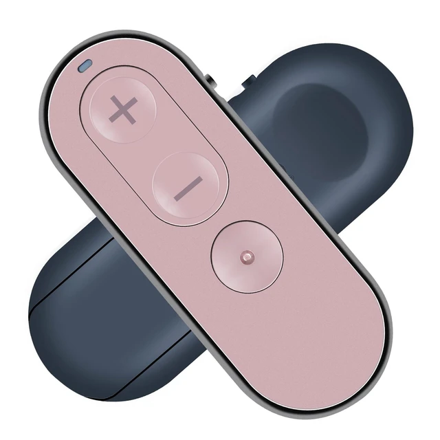 Alt view image 7 of 8 - RYQIF Replacement Remote Control fits Phonak KW-RC1, for Unitron Easy Line Hearing Aid Tv Streamer, for Moxi Jump aids, Pink