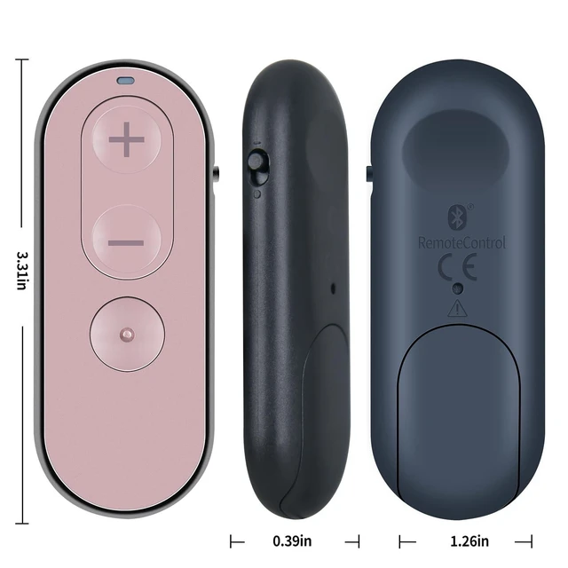 Alt view image 6 of 8 - RYQIF Replacement Remote Control fits Phonak KW-RC1, for Unitron Easy Line Hearing Aid Tv Streamer, for Moxi Jump aids, Pink