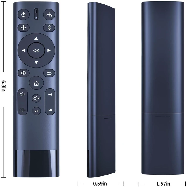 Alt view image 6 of 6 - HZIME New Replacement Remote Control Compatible for ViewSonic VS18245 A-00010467 CDE3200-L M1+G2 X1 3.100 X2000B X2000L X1000 M2e X2 M1X M2 M1 Pro M1 Gen 2 X11 TX10HD-4K