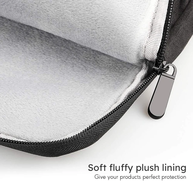Alt view image 9 of 10 - Carrying Bag for Boifun 17.5 Inch Portable DVD Player, Travel Laptop Sleeve Bag, Carry On Handle Case for Computer Notebook MacBook, Black
