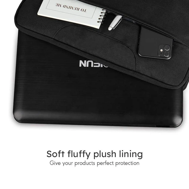 Alt view image 7 of 10 - Carrying Bag for Boifun 17.5 Inch Portable DVD Player, Travel Laptop Sleeve Bag, Carry On Handle Case for Computer Notebook MacBook, Black